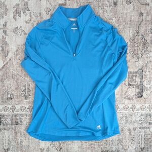 Adidas Light Blue Golf Pullover